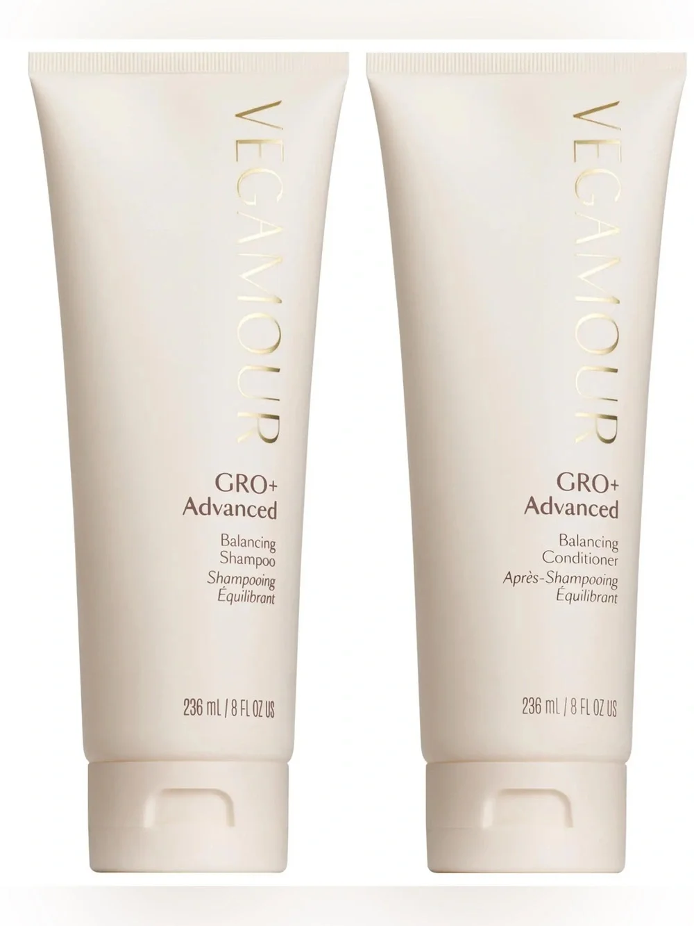 NWT! & Sealed Vegamour GRO+ Advanced Balancing Shampoo & Conditioner Duo - Cream